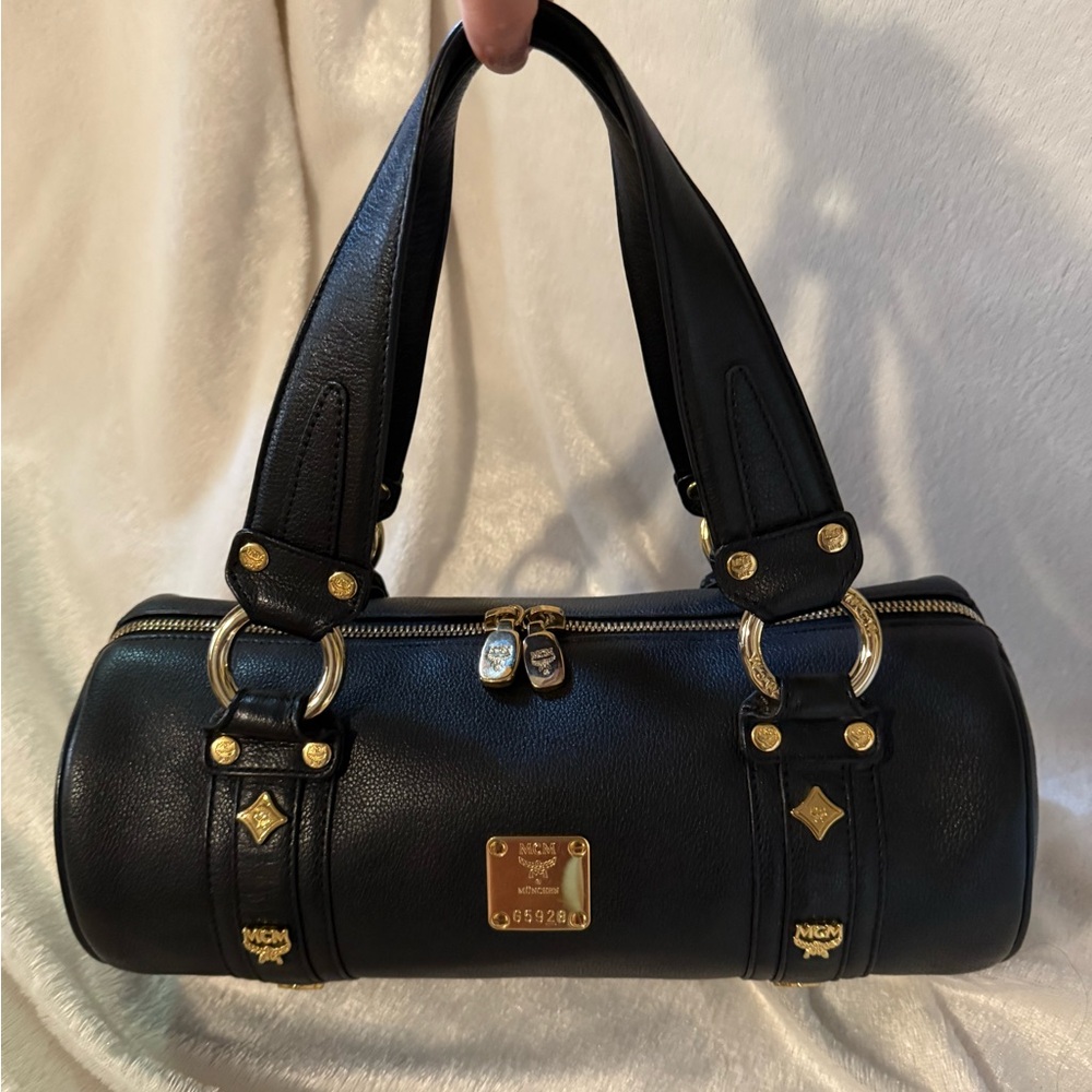 MCM Studded Papillon Bag